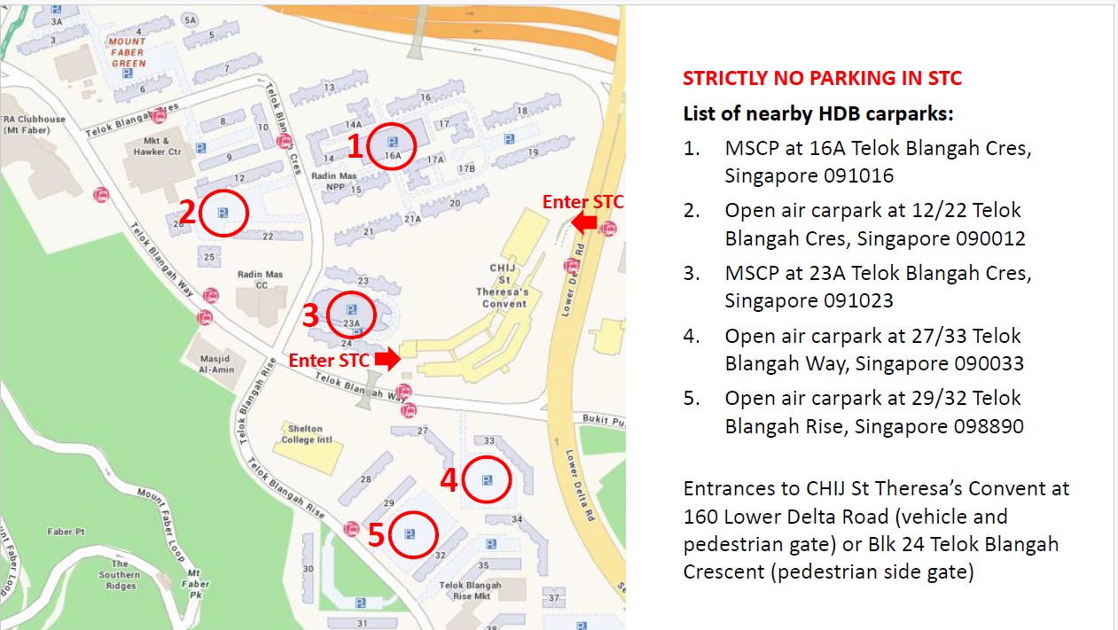 Parking Instructions